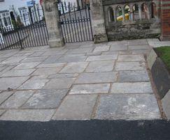 Reclaimed yorkstone flags