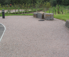 CEDEC Red footpath gravel for a primary school in Wales