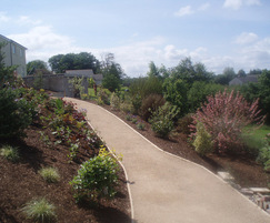 Golden Amber footpath gravel, project in Ireland