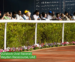 Duralock Oval racerail, Meydan racecourse, UAE