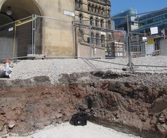Work underway at St Peter's Square, Manchester