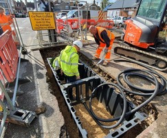 Connection of 110mm outflow pipework