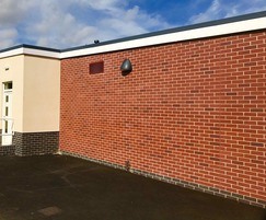 Staffs Red and Blue bricks - primary school extension