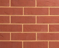 Staffordshire Red extruded brick slips - texture finish