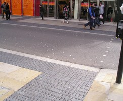 Tactile clay pavers, London