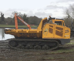 Reed removal and desilting - Netteswell Pond, Harlow