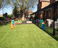 SSP Specialised Sports Products: Playground artificial grass in London primary school