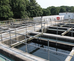 Clarifiers at Handois water treatment works