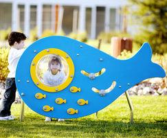Fish Wall play panel for children aged 1-4
