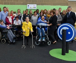 Opening of specialist school's sensory play area