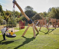 Robinia play equipment for the new park, Rufford Abbey
