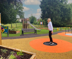 Inclusive play area - Halstead Public Gardens