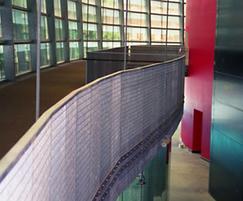 Panels for cantilevered balustrade, Curve Theatre