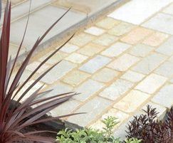 Honey Cathedral hand-cut limestone flags and setts