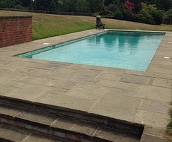 Yorkshire Street flagstones - swimming pool surround