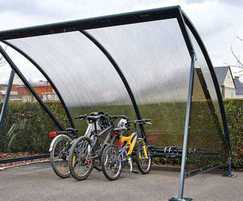Moonshape cycle shelter