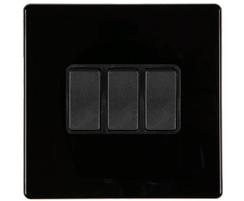 Hartland CFX Colours jet black rocker switch