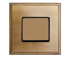 Wide rocker switch in connaught bronze finish