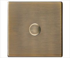 Push on/off LED dimmer switch - Antique Bronze finish