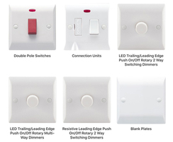 Vogue white electrical accessories