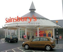 Entrance canopy with toughened glass for supermarket