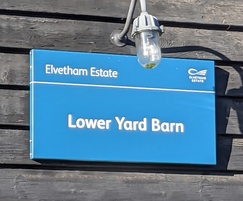 Wall-mounted sign - Elvetham Estate