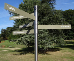 Contemporary fingerpost sign