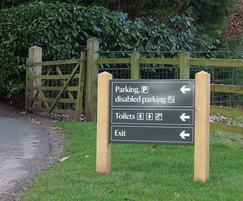 Grenadier directional park sign