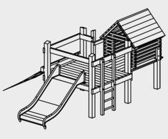 Platform House play structure 4.14906