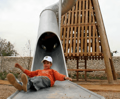 Tunnel Slide used with Pyramid Tower