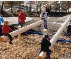The Double Seesaw has 2 grips on each side of the beam