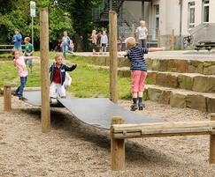 Children also enjoy the Belt Path as a meeting point
