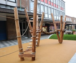 Stevenage Borough Council Marketplace wooden play