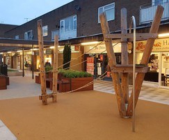 Stevenage Borough Council Marketplace timber play
