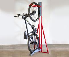 upright bike stand