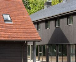 ThermoWood® Pine Rainscreen Cladding in onyx
