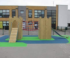 Play structures: Green End Primary School, Burnage