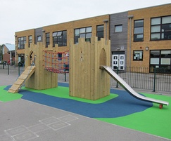 Play structures: Green End Primary School, Burnage