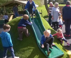 Sovereign Play Equipment play mound and tunnel