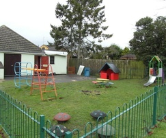 Before the play equipment transformation