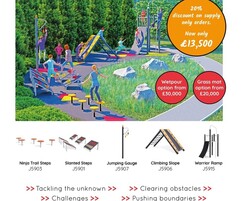 Proludic Play & Sports Areas: New and innovative Ninja Trail from Proludic