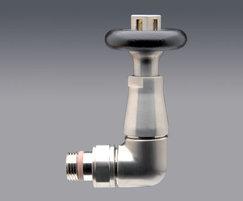 Rear entry and exit valves - brushed nickel