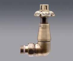Rear entry and exit valves - antique brass