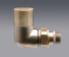 Rear entry and exit valves - antique brass