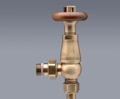 Traditional thermostatic valves - antique brass
