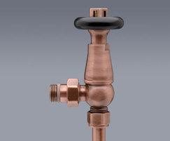 Traditional thermostatic valves - antique copper