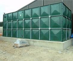 GRP sectional tanks for water storage | Dewey Waters | ESI Enviropro