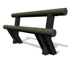 Level X recycled plastic bench