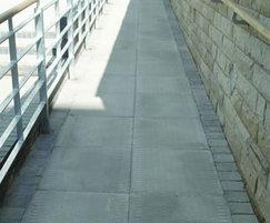 Barface concrete tactile paving