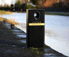 s50 litter bin with ashtray